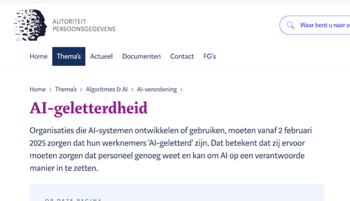 ai geletterdheid